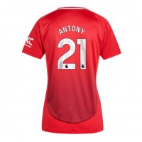 Camisa de time de futebol Manchester United Antony #21 Replicas 1º Equipamento Feminina 2024-25 Manga Curta